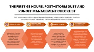 Outfall Control Storm-Week Diary A Field Playbook for Managing Dust and Runoff After ...