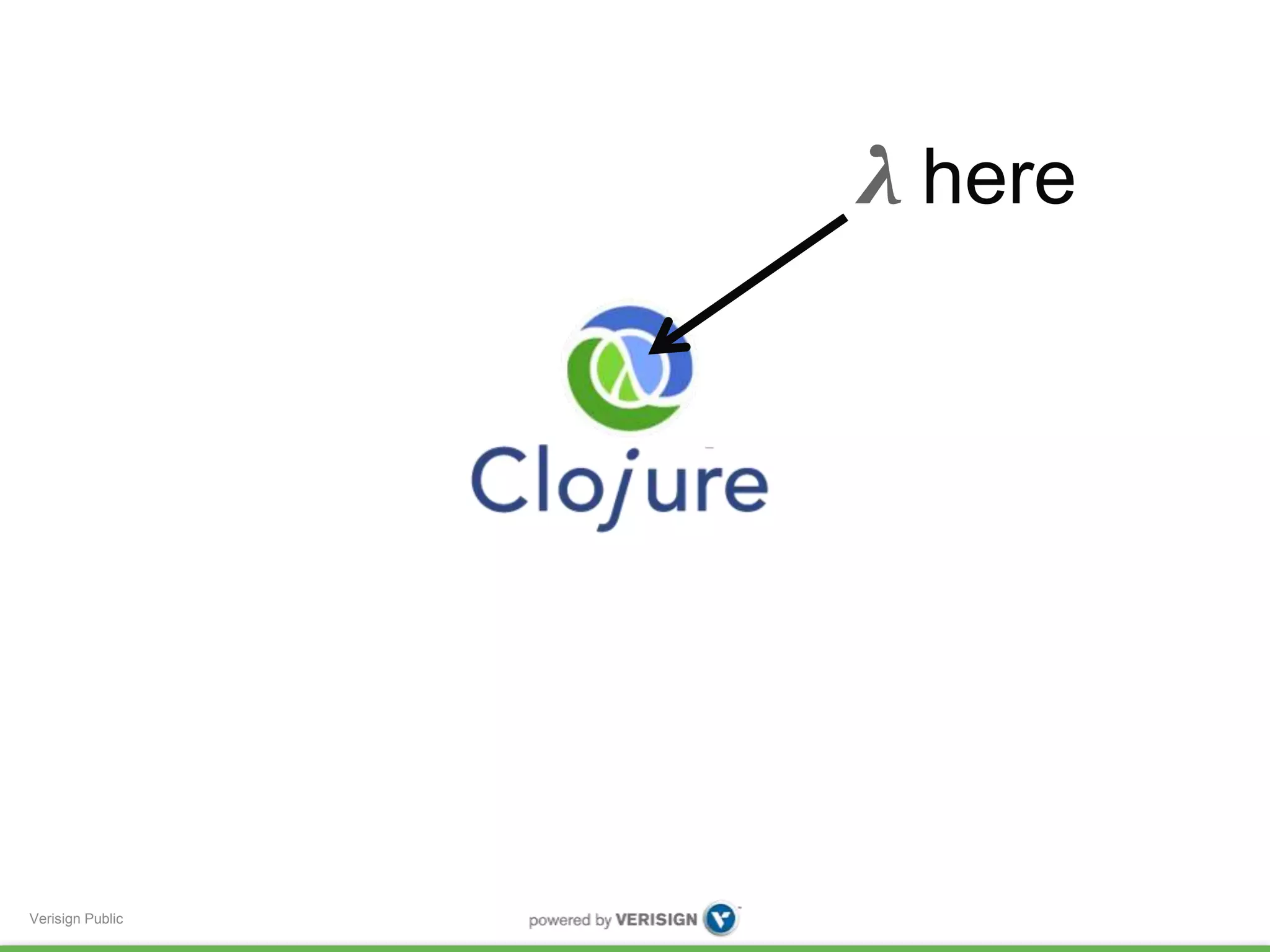 Verisign Public 
λ here 
 