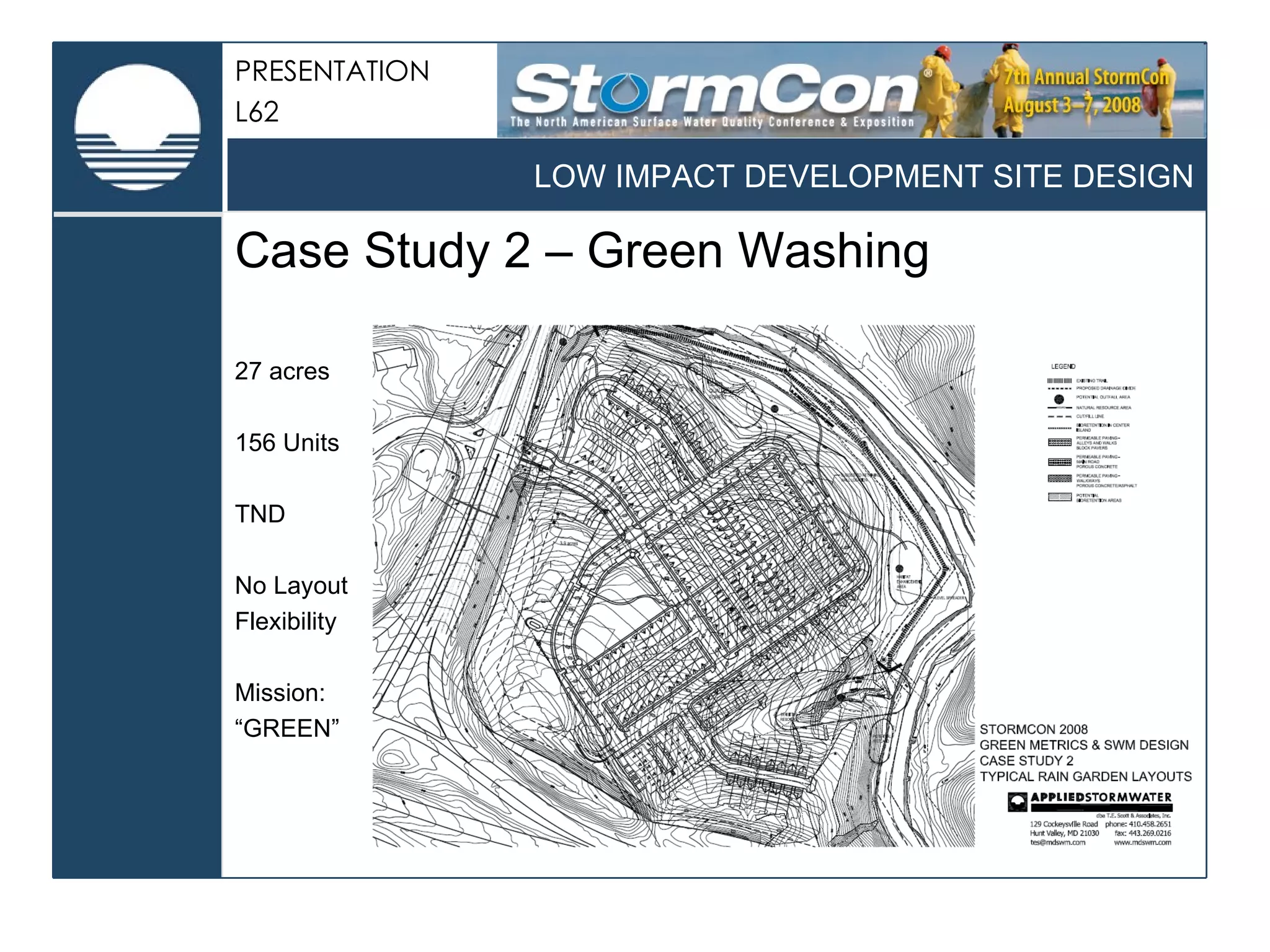 GREEN METRICS AND STORMWATER MANAGEMENT DESIGN | PPT