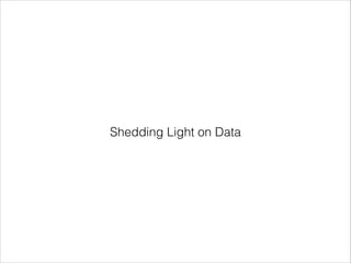 Shedding Light on Data
 