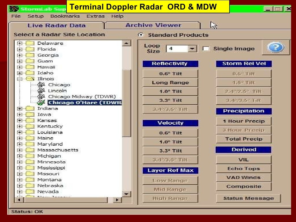 Stormlab Radar Software
