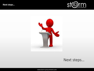 www.storm-procurement.com
Next steps…
Next steps…
 