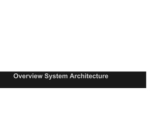 Overview System Architecture