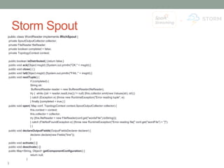 Real-Time Streaming with Apache Spark Streaming and Apache Storm | PPT
