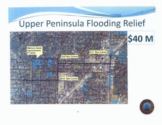 --- -- --·.
Upper Peninsula Flooding Relief
$40M
10
 