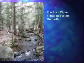 The Best WaterThe Best Water
Filtration SystemFiltration System
On Earth…On Earth…
 