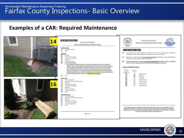 Fairfax County Car Tax >> Stormwater Maintenance Awareness Training 1 Fairfax County Car Tax >> Stormwater Maintenance Awareness Training 1