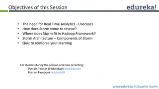 Apache Storm - Real Time Analytics | PPTX