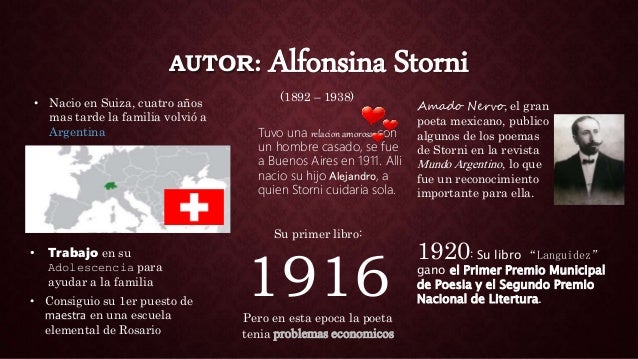 "Peso Ancestral" Anfonsina Storni