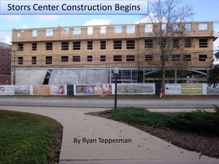 Storrs Center Construction Begins By Ryan Tepperman 