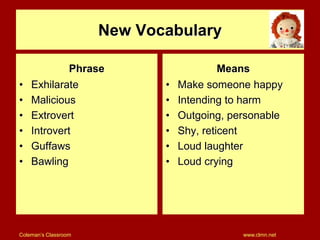 A Short Story of a Long Digest Lesson | PPTX