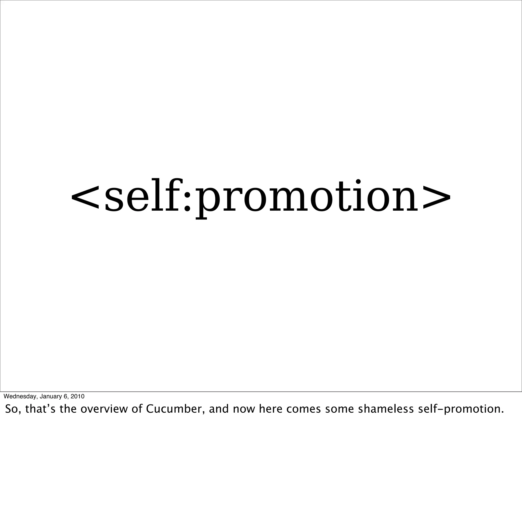 <self:promotion>
 