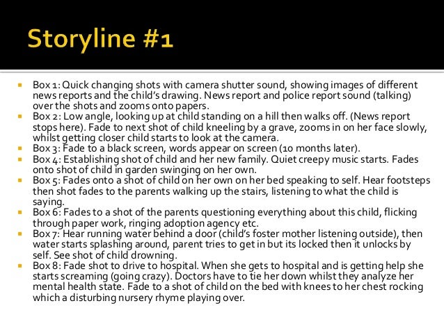 Storyline Ideas