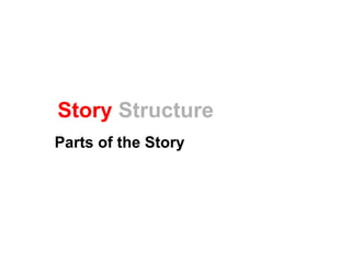 Story Structure
Parts of the Story
 