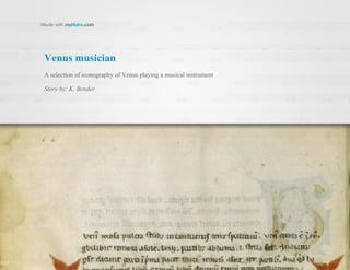 Iconography of Venus as a musician | PDF