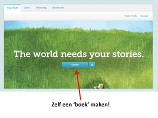 Zelf een ‘boek’ maken!
 