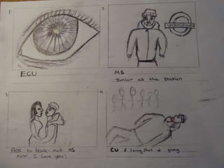 Story board for Filming