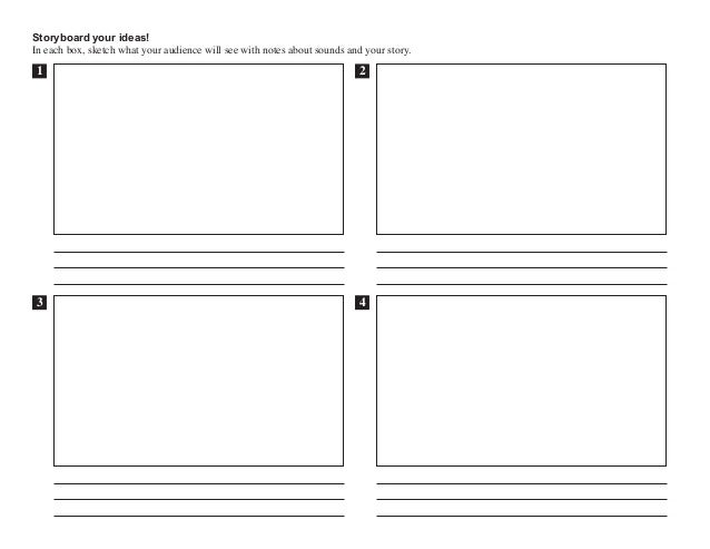 story board template