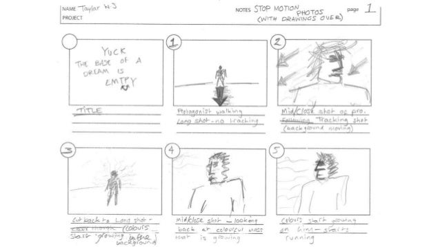 Music Video Storyboard