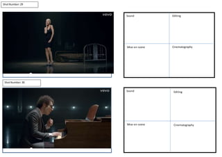 ShotNumber:29
ShotNumber:30
Sound Editing
Mise-en-scene Cinematography
Sound Editing
Mise-en-scene Cinematography
 