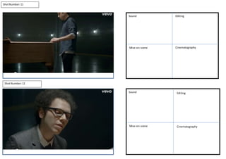 ShotNumber:11
ShotNumber:12
Sound Editing
Mise-en-scene Cinematography
Sound Editing
Mise-en-scene Cinematography
 