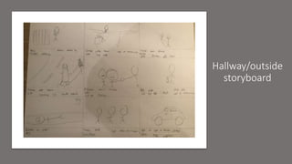 Hallway/outside
storyboard
 