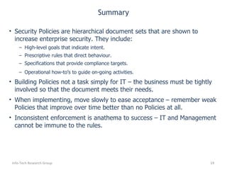 develop security policy | PPT