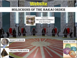 Website holocrons of the Hakai order -Featured- the Sacred Symbols (Free Download) Merritt’s maxim More to come the fall from grace 