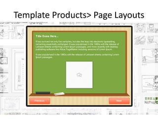 Template Products> Page Layouts
8/20/2015 swling@mmu.edu.my 35
 
