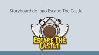 Storyboard do jogo Escape The Castle
 