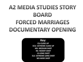 Final story board A2 media studies | PPTX