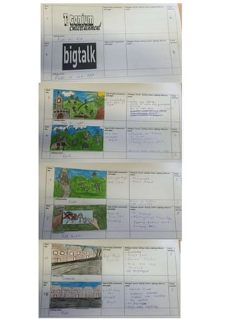 Storyboard finished for media 