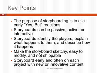 Storyboarding - Information Systems Engineering | PPTX