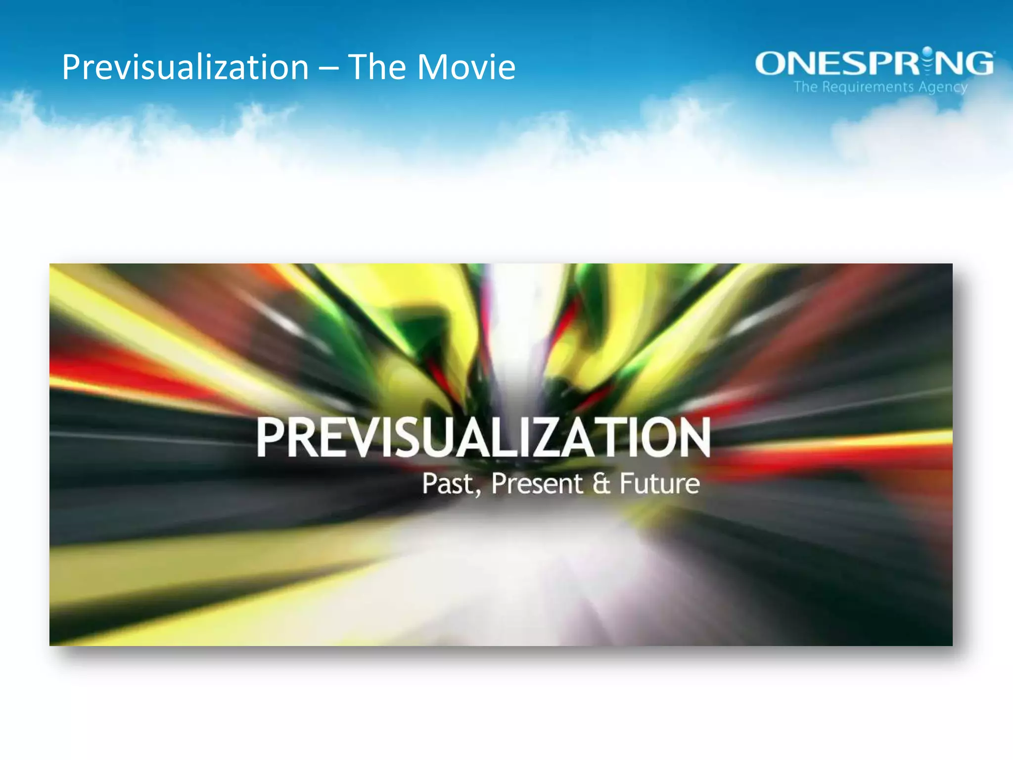 Previsualization – The Movie