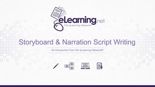 Storyboard & narration script writing cc | PPTX