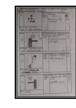 Storyboard page one