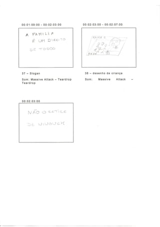 Storyboard ProduçAo De Video Frames