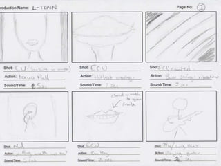 Storyboards for When I am Through with You