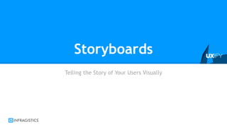 Storyboards
Telling the Story of Your Users Visually
 