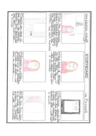 Storyboard scan