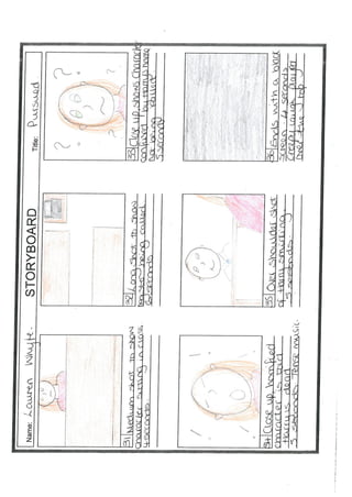 Storyboard scan