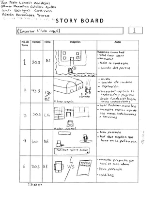 Storyboard y Plan de Produccion 