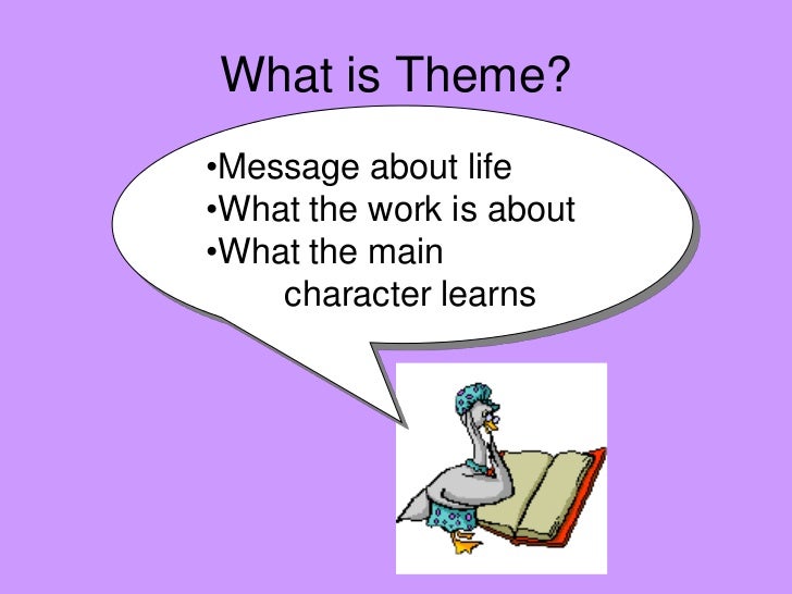 theme of a story ppt