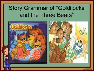 Story Grammar of “Goldilocks
and the Three Bears”

 