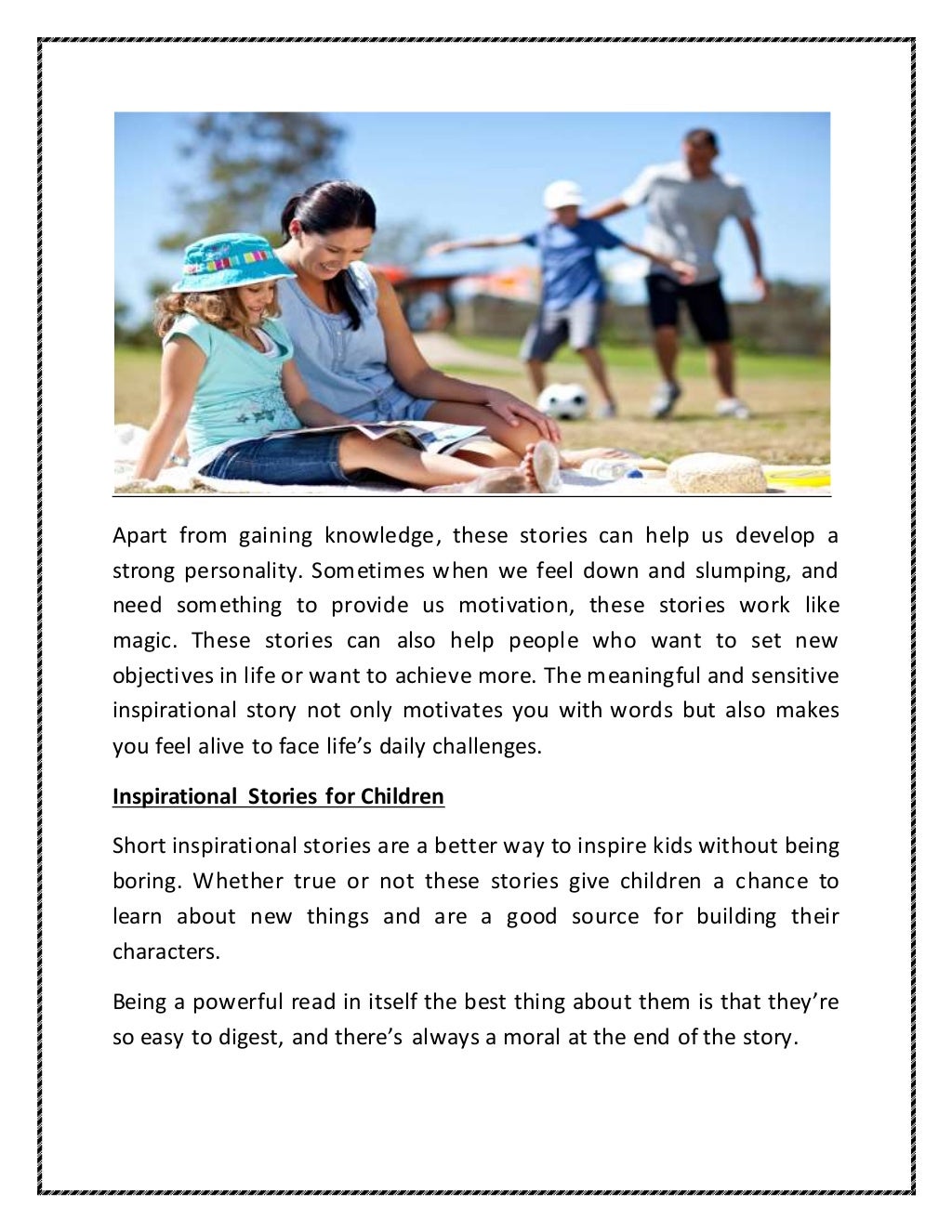 Inspirational Stories