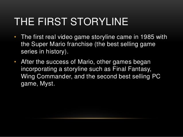 Story In Video Games Story In Video Games