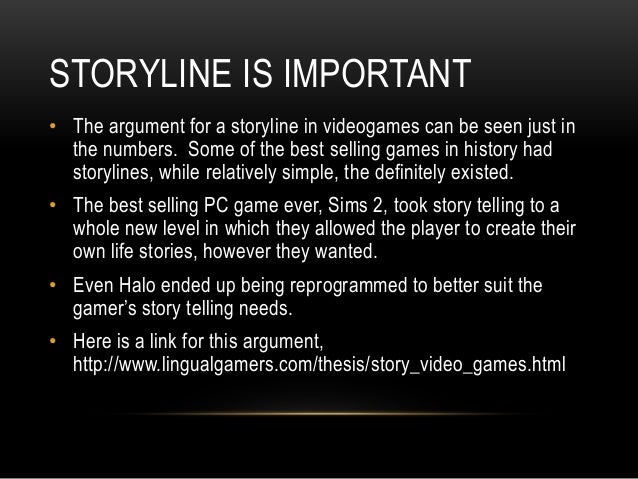 Story In Video Games