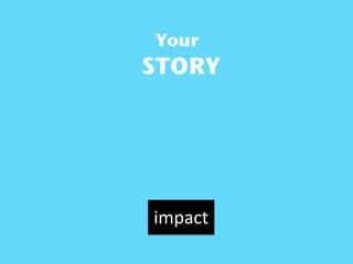 Your
STORY




impact
 