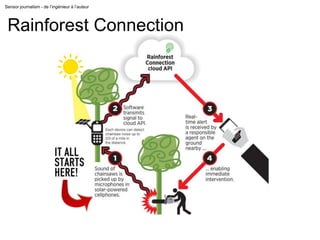 Sensor journalism - de l’ingénieur à l’auteur
Rainforest Connection
 