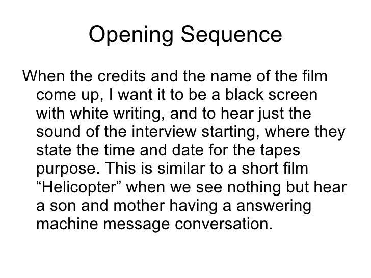Storyline Short Film